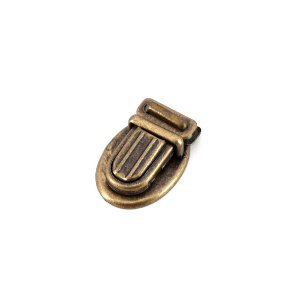 Mini-Tucktite fastener 14 x 24 mm, Antique Brass finish