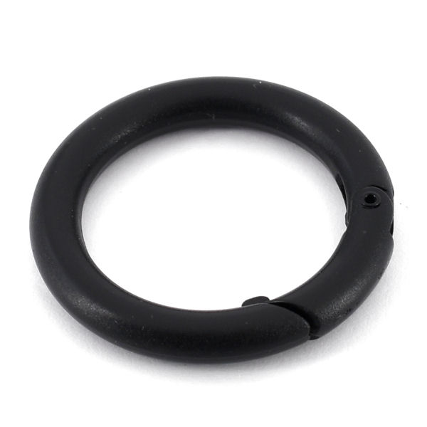 Karabiner-Ring 30 mm | schwarz