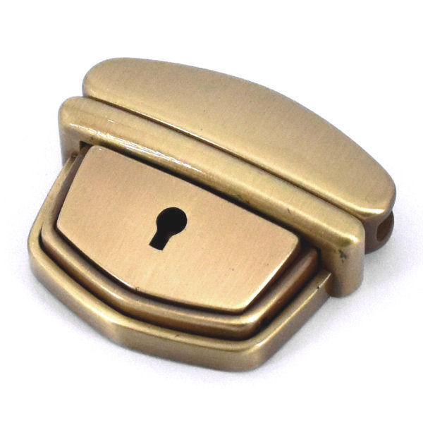 DESIGN-Tucktite fastener in Satin Antique Brass finish