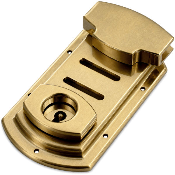 PREMIUM 3-Position Lock | Satin Brass Lacquered