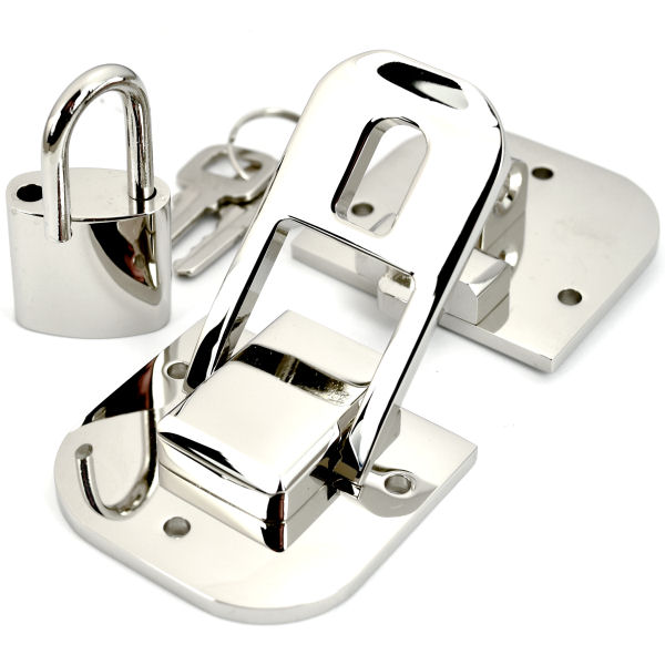 EV-KXSL1-ni-of-8-TV-600-Schloss-Verschluss-Lederwaren-Koffer-Mappen-Messing-vernickelt-hochglanzpoliert-Premium-Luxus PREMIUM Suitcase Lock | nickel plated