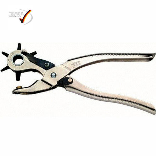 Revolver-Lochzange mit 6 Lochpfeifen Revolver-Lochzange mit 6 Lochpfeifen