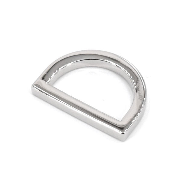 DESIGN D-Ring 20 mm | nickel poliert