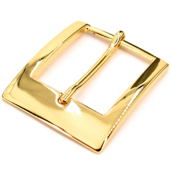 DESIGN-Gürtelschnalle 40mm | gold poliert