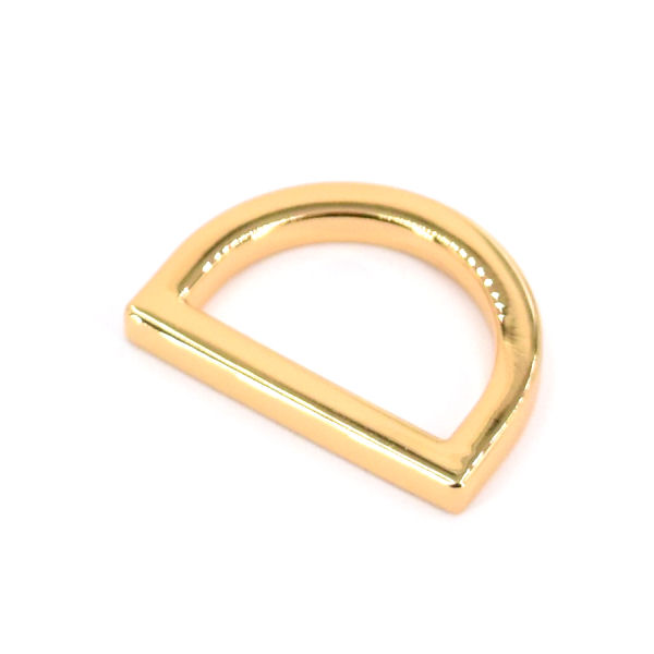 DESIGN D-Ring 20 mm | gold poliert