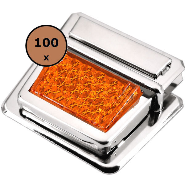 100 x Tucktite 60 mm | orange reflector