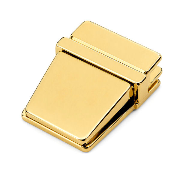 DESIGN-Tucktite fastener in Gold finish