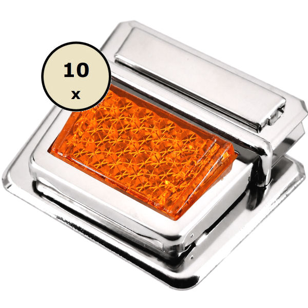 10 x Tucktite 60 mm | orange reflector