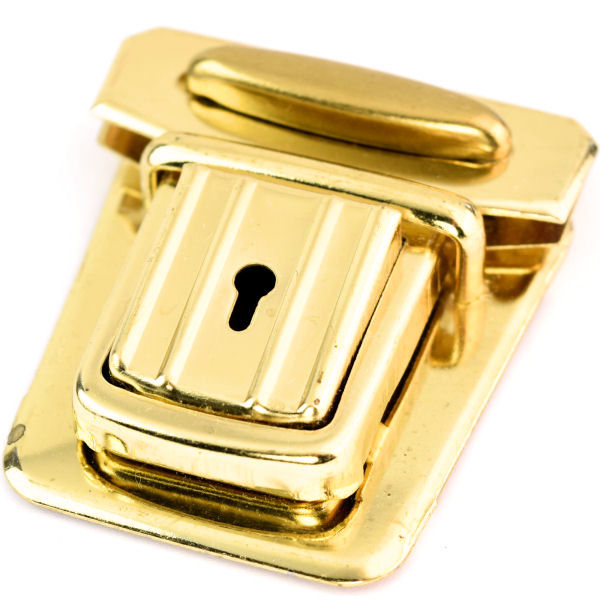 Satchel Lock 48 x 55 mm, Gold finish