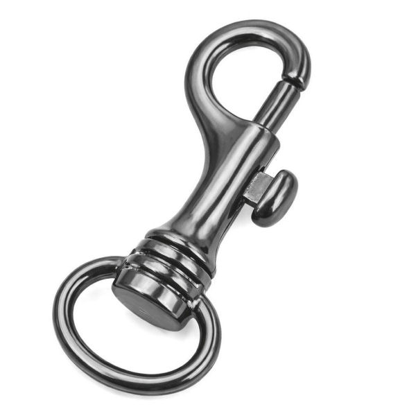 Taschen-Karabinerhaken für 17 mm | schwarz gun finish