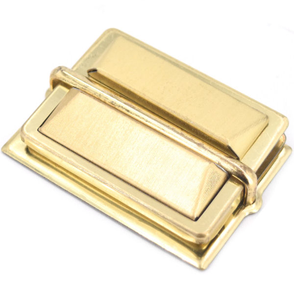 Tucktite fastener 64 x 44 mm, Satin Brass finish