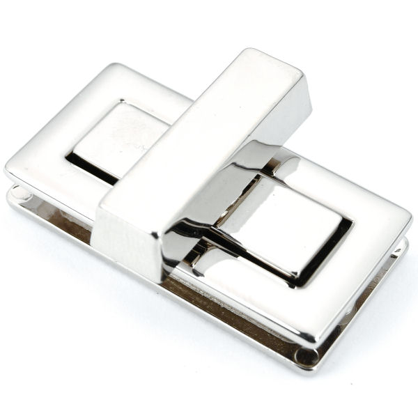 DESIGN-Drehverschluss 40 x 21 mm | nickel pol.