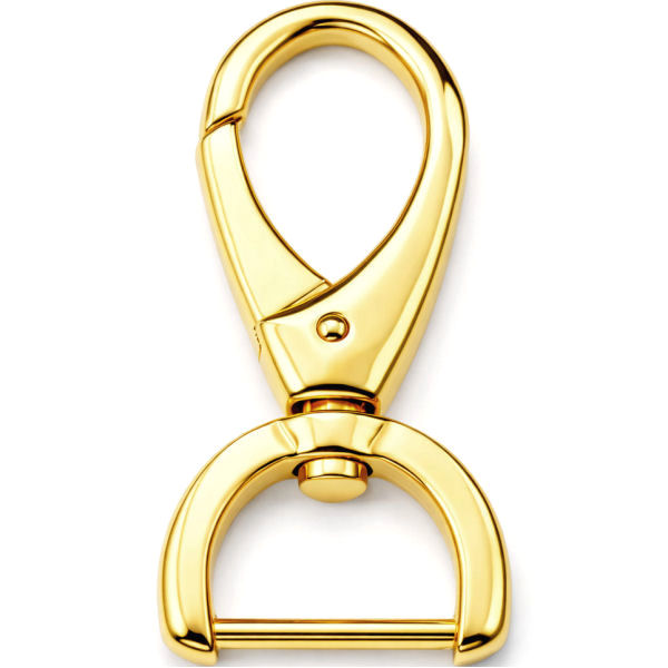 DESIGN-Karabinerhaken für 20 mm | gold poliert
