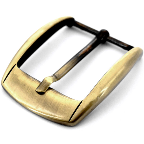 DESIGN-Gürtelschnalle 40mm | altmessing