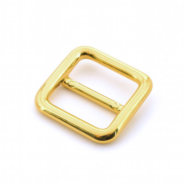 DESIGN-Schiebeschnalle für 20 mm | gold poliert