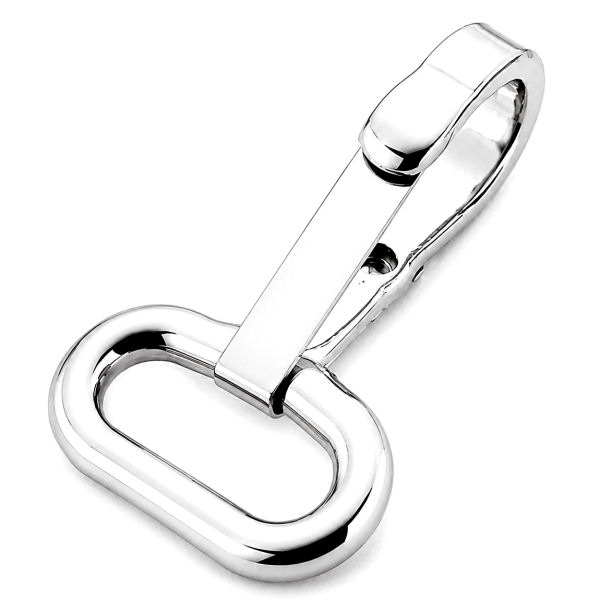 Karabinerhaken STAHL vernickelt | 20 mm