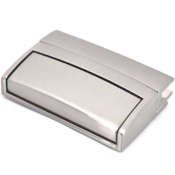 Tucktite fastener in Satin Chrome finish