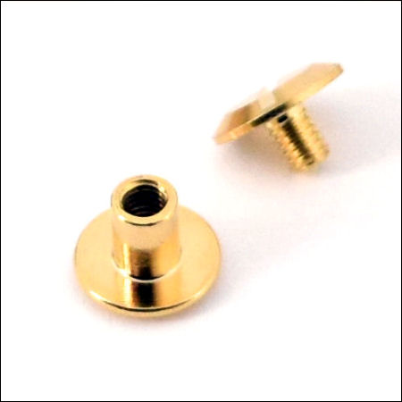 PREMIUM Belt Screw 10 x 6 mm | 24 carat gold